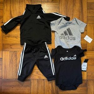 Adidas Set “EUC” with Adidas Bodysuit “New”